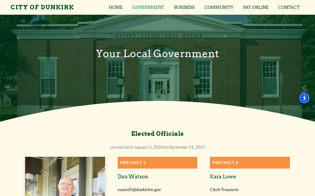 Dunkirk Police Department contact source for arrest records